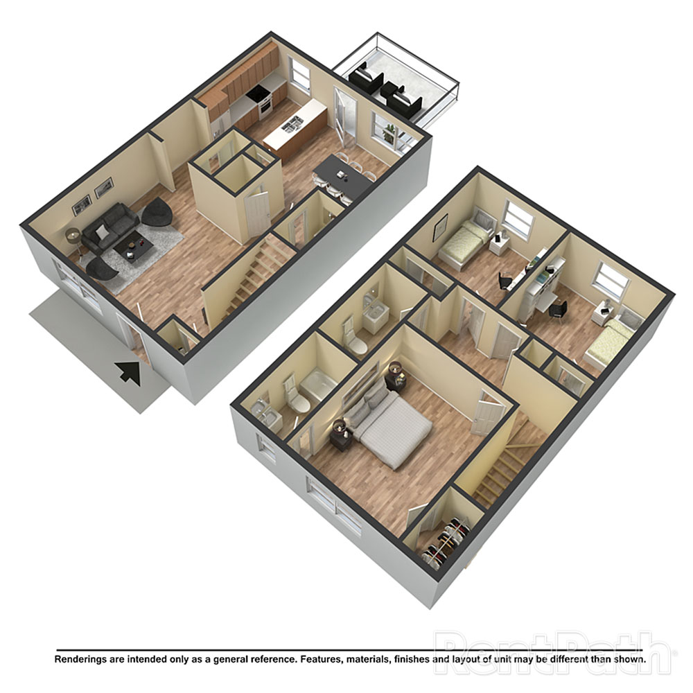 East Nashville Townhome Floor Plans Lincoya Bay Townhomes